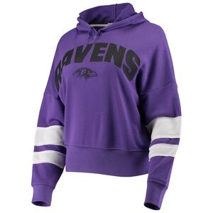 Junk Food Clothing Purple Ravens Women's Hoodie